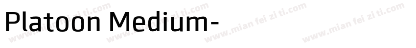 Platoon Medium字体转换